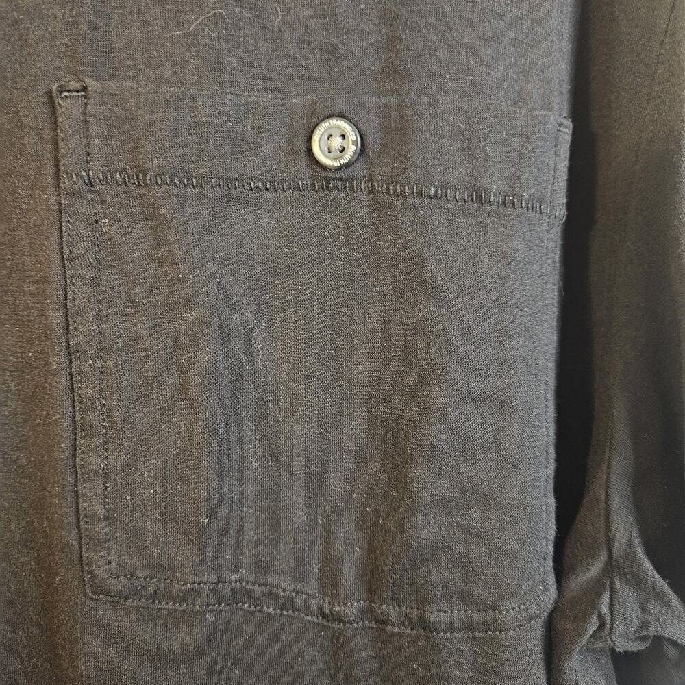 Duluth Trading Men's Black Crewneck Pocket Short Sleeve Tee XL - Picture 2 of 4